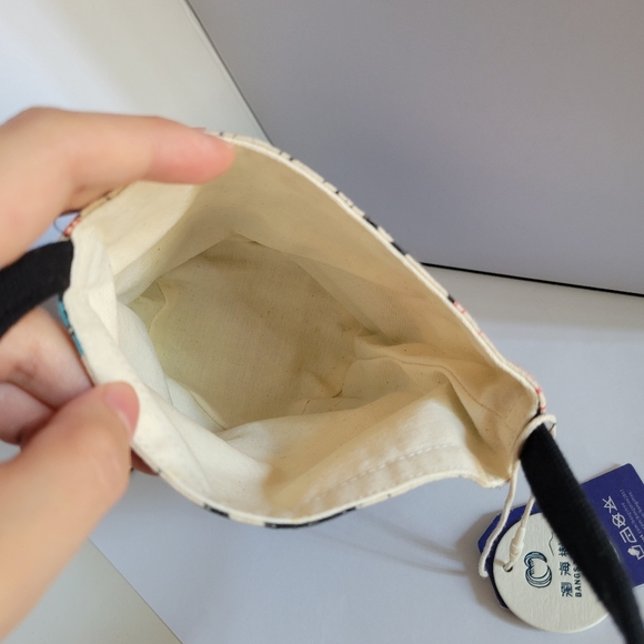 BANGSTREE 瀏海樹 Beverage Bucket Bag Cup Bottle Tumbler Carrier Taiwan Cat Canvas - Picture 5 of 6